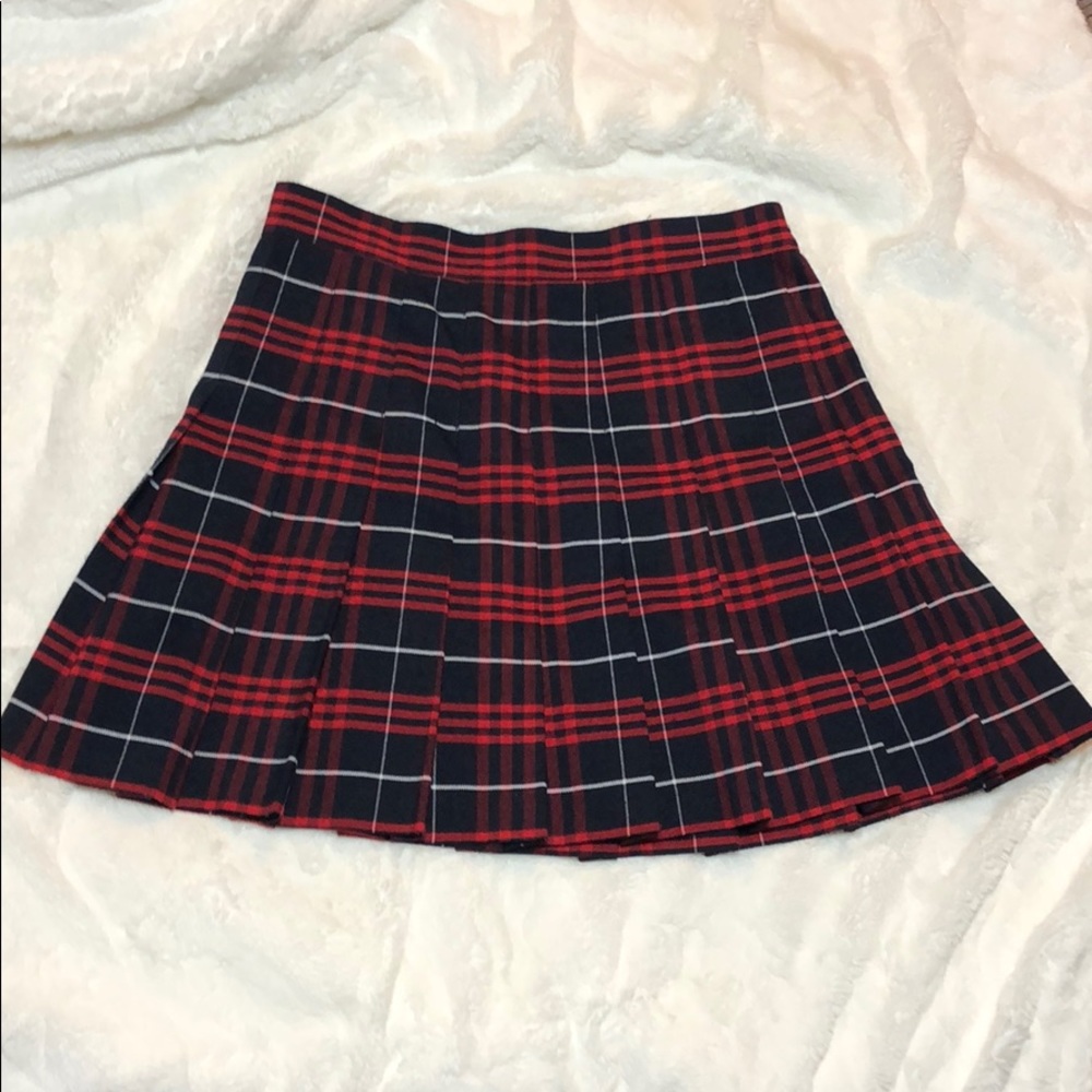 Plaid tennis skirt
